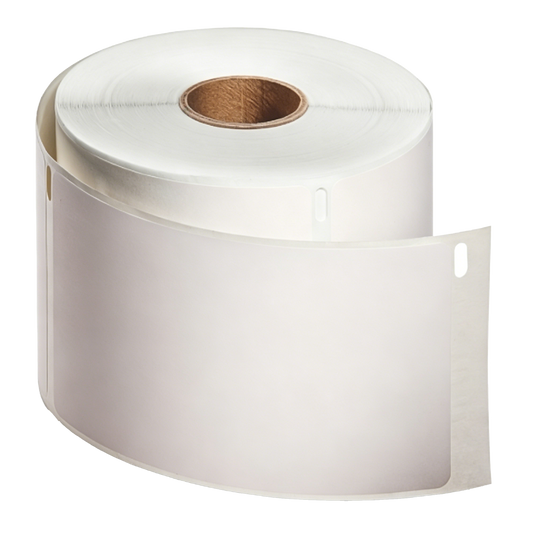 11354 Kompatibles Etiketten Rolle für Dymo S0722540 11354 Weiß 57mmx32mmx1000Stk Permanent für Dymo Labelwriter 4XL 310 320 330 400 450