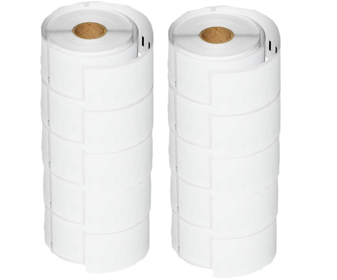 11356 Kompatibles Etiketten Rolle für Dymo S0722560 11356 Weiß 41mmx89mmx300Stk Permanent für Dymo Labelwriter 4XL 310 320 330 400 450