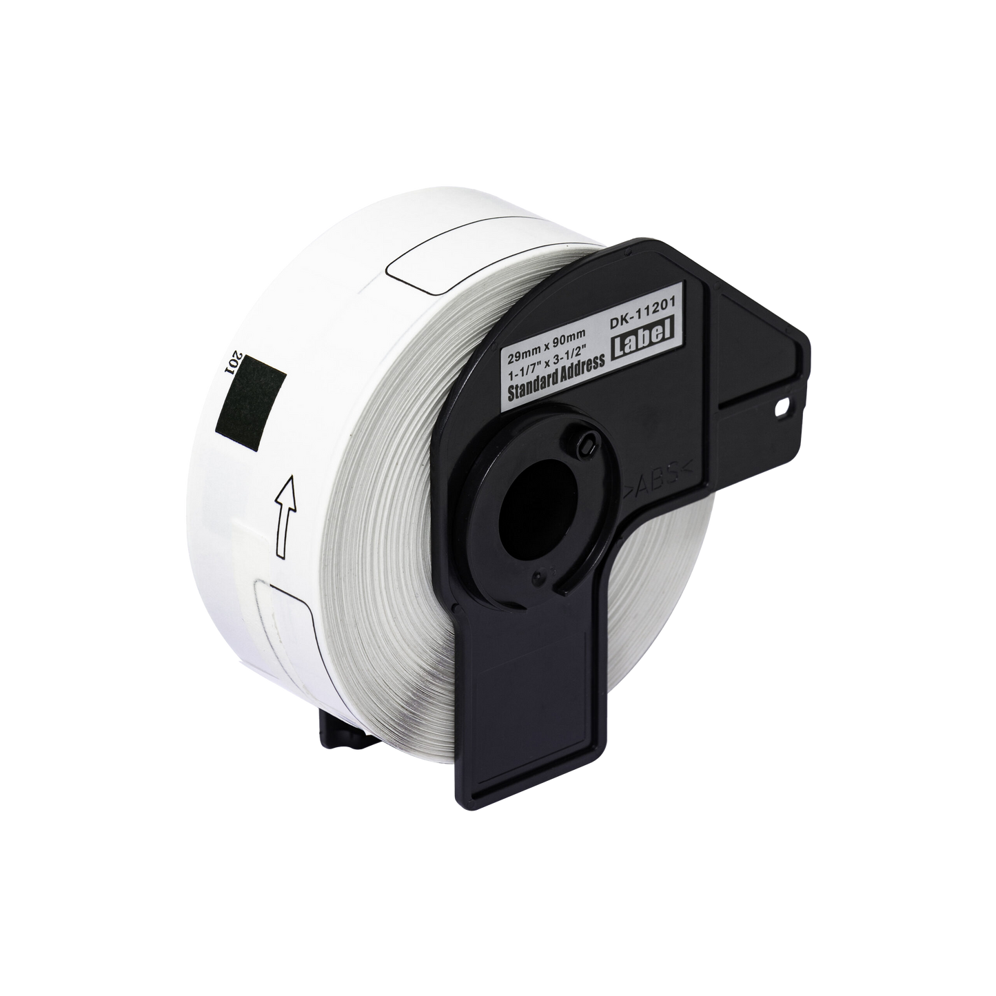 DK-11201 mit Halter Kompatible Etiketten für Brother DK11201 DK-11201 Weiss 29mmx90mmx400Stketiketten P-Touch QL500 QL550 QL560 QL570 QL580N QL650TD QL700 QL710W QL720 QL1050 QL1060