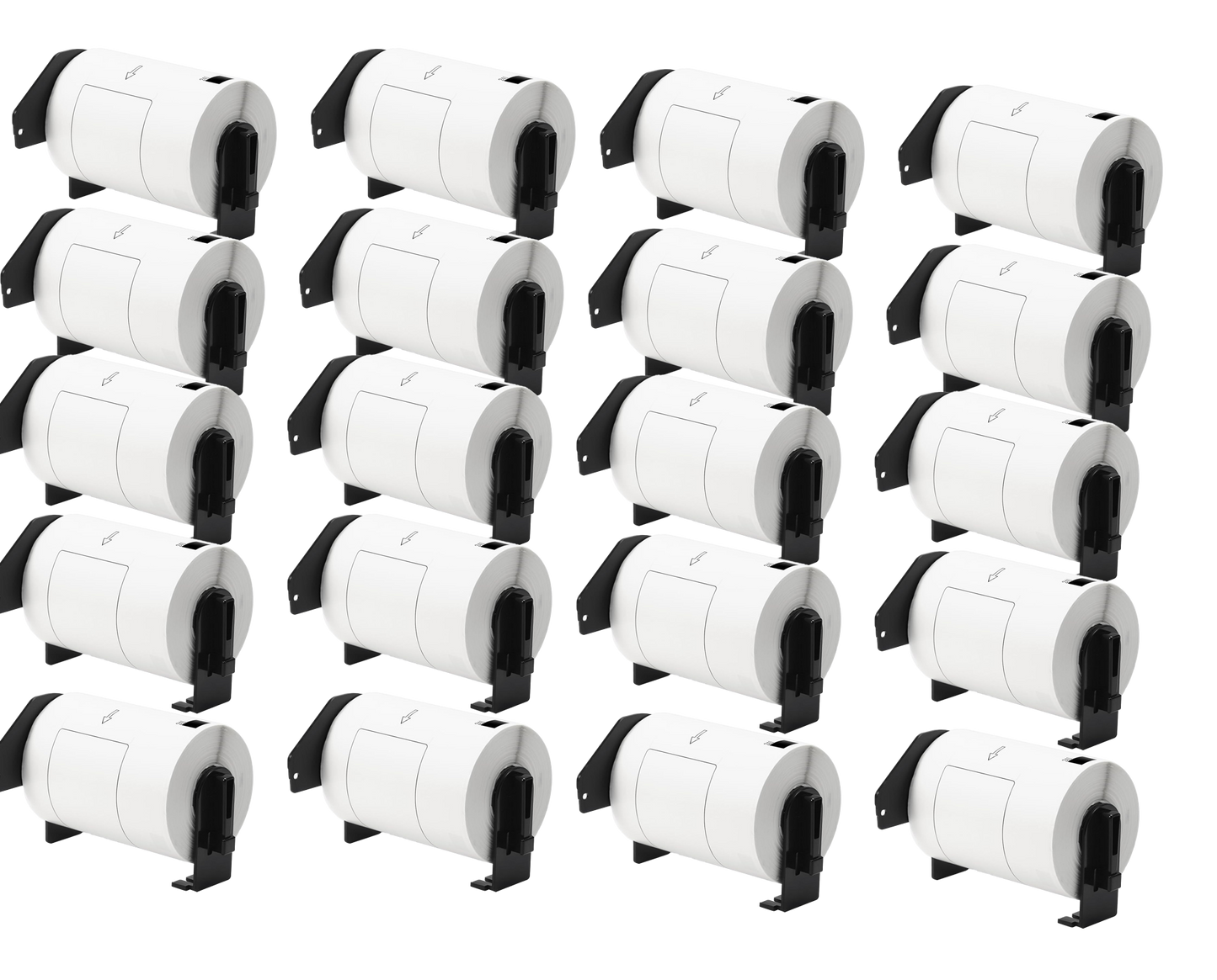 DK-11241 mit Halter Kompatible Etiketten für Brother DK11241 DK-11241 Weiss 152mmx102mmx200Stk etiketten für Ptouch QL-1110-Series QL-1100-Series QL-1060-Series QL-1050-Series
