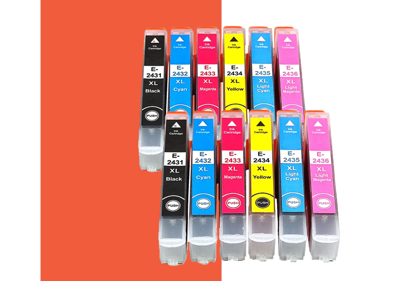 Multipack 24XL T24XL Kompatibles Tintenpatrone für Epson 24XL T24XL Expression Photo XP-55 XP-750 XP-760 XP-850 XP-860 XP-950 XP-960