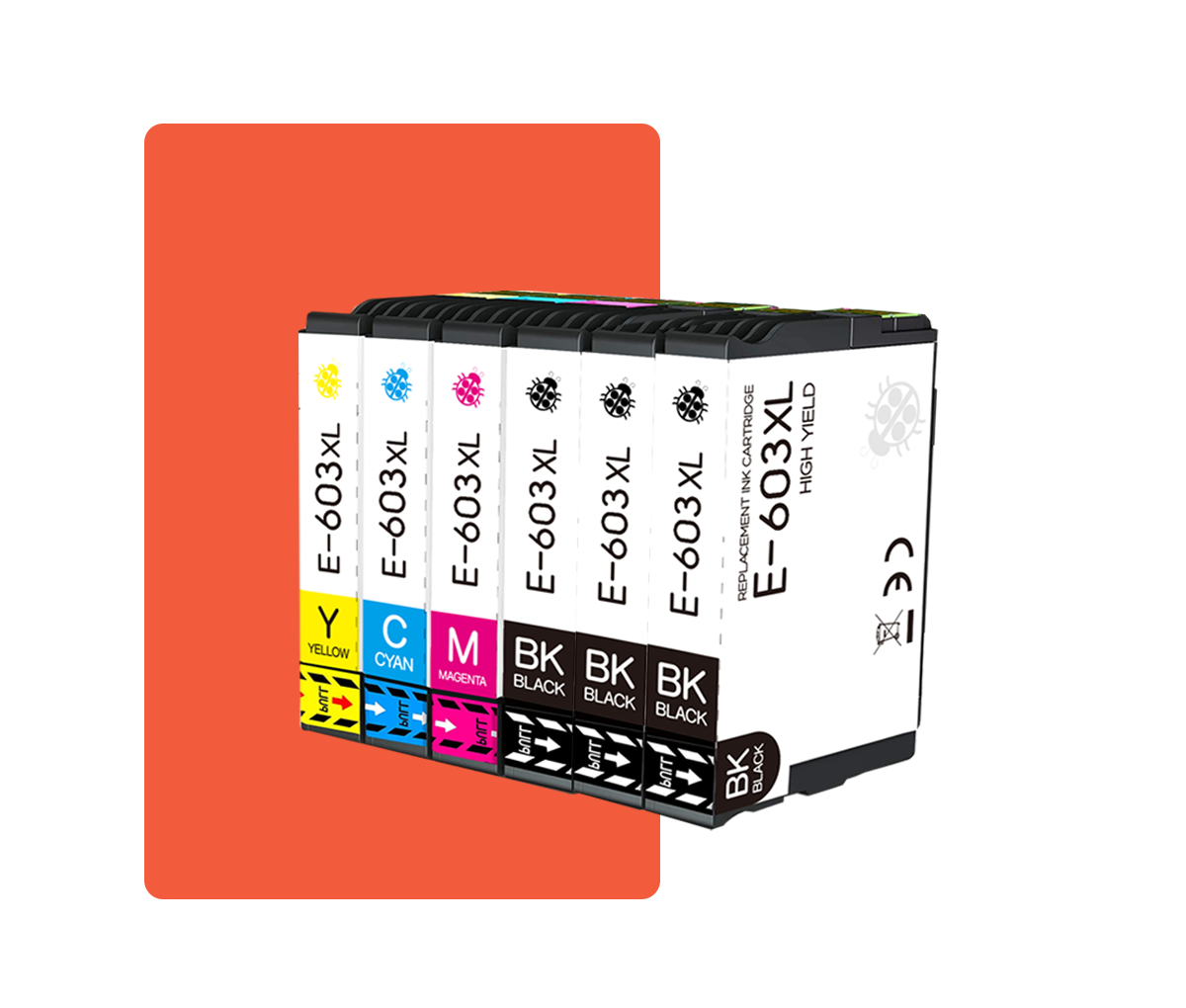 Multipack 603XL Kompatibles C13T03A14010 C13T03A24010 C13T03A34010 C13T03A44010 C13T03A64010 Tintenpatrone für Epson XP2100 XP2105 XP3100 XP3105 XP4100 XP4105 WF2810DWF WF2830DWF WF2835DWF WF2850DWF