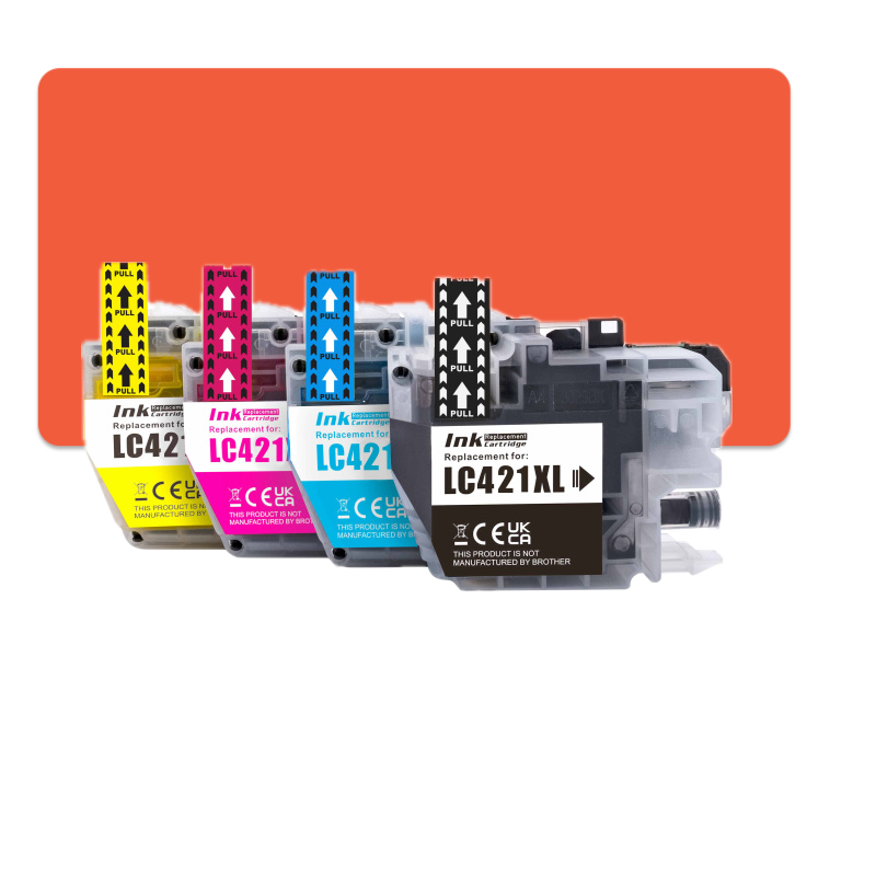 Multipack LC421 LC421XL Kompatibles Tintenpatrone für Brother LC-421VAL LC-421XLVAL DCP-J1050DW DCP-J1140DW MFC-J1010DW