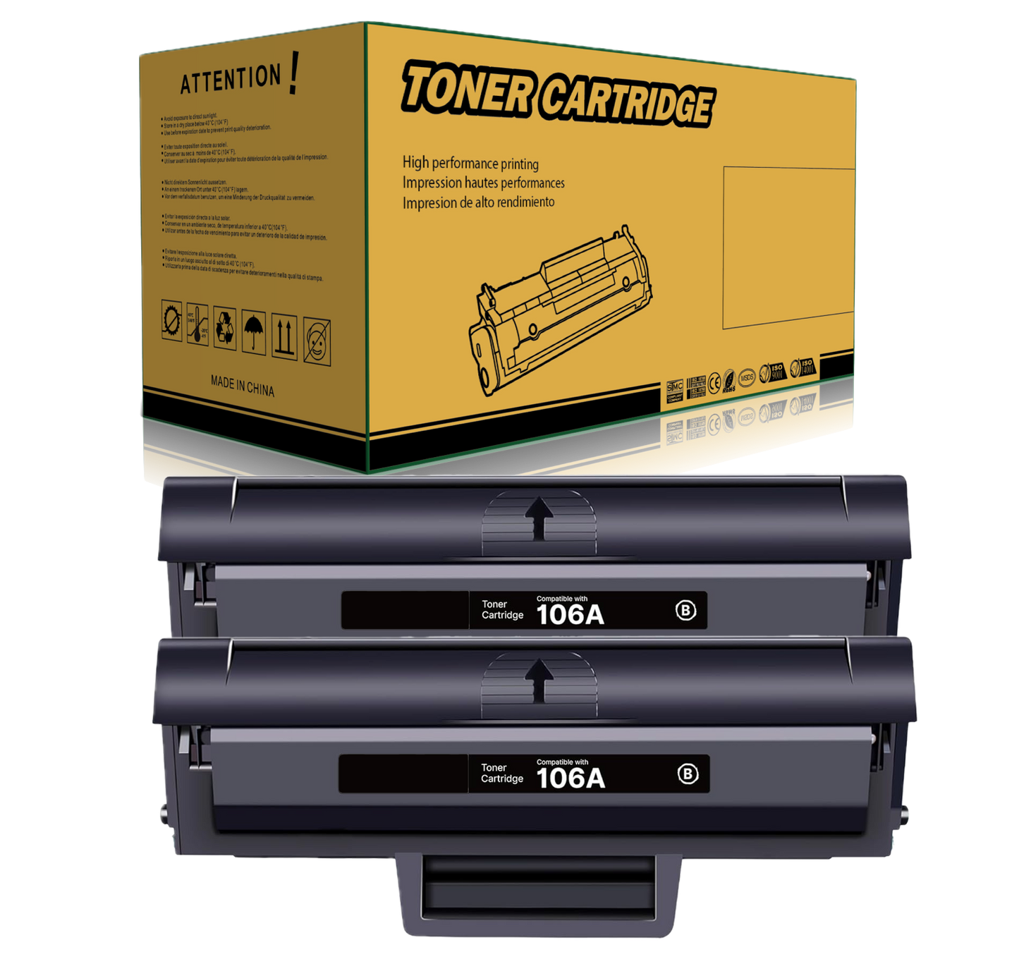 W1106A Kompatibler Toner mit HP 106A W1106A für HP Laser 107 107a 107w MFP 135 135ag 135wg 137 137fnw