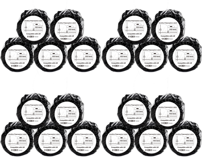 11351 Kompatibles Etiketten Rolle für Dymo S0722510 11351 Weiß 54mmx11mmx1500Stk Permanent Dymo LW 320 LW330 LW 400 LW400 DUO LW450 LW 450 Twin Turbo LW4XL LW kabellos