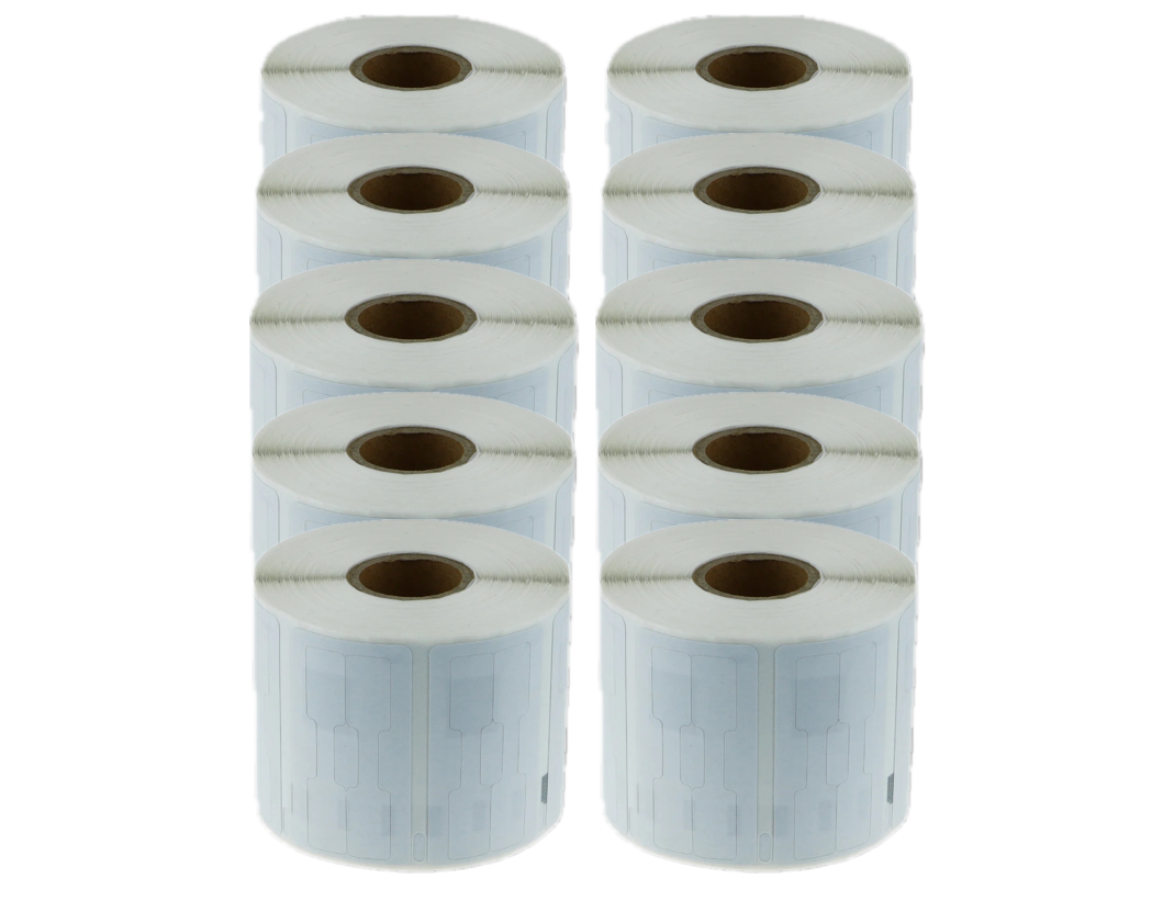 11351 Kompatibles Etiketten Rolle für Dymo S0722510 11351 Weiß 54mmx11mmx1500Stk Permanent Dymo LW 320 LW330 LW 400 LW400 DUO LW450 LW 450 Twin Turbo LW4XL LW kabellos