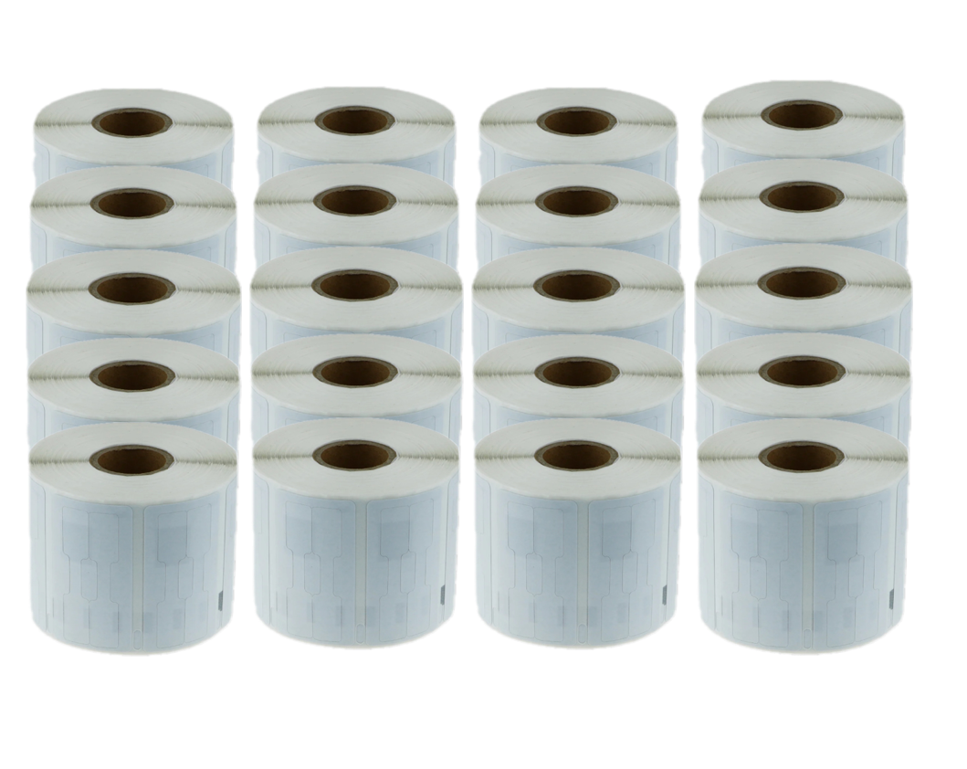 11351 Kompatibles Etiketten Rolle für Dymo S0722510 11351 Weiß 54mmx11mmx1500Stk Permanent Dymo LW 320 LW330 LW 400 LW400 DUO LW450 LW 450 Twin Turbo LW4XL LW kabellos