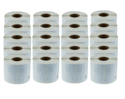 11351 Kompatibles Etiketten Rolle für Dymo S0722510 11351 Weiß 54mmx11mmx1500Stk Permanent Dymo LW 320 LW330 LW 400 LW400 DUO LW450 LW 450 Twin Turbo LW4XL LW kabellos