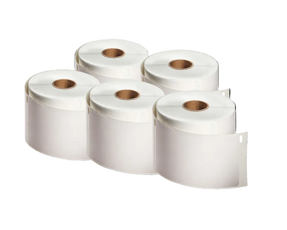 11354 Kompatibles Etiketten Rolle für Dymo S0722540 11354 Weiß 57mmx32mmx1000Stk Permanent für Dymo Labelwriter 4XL 310 320 330 400 450