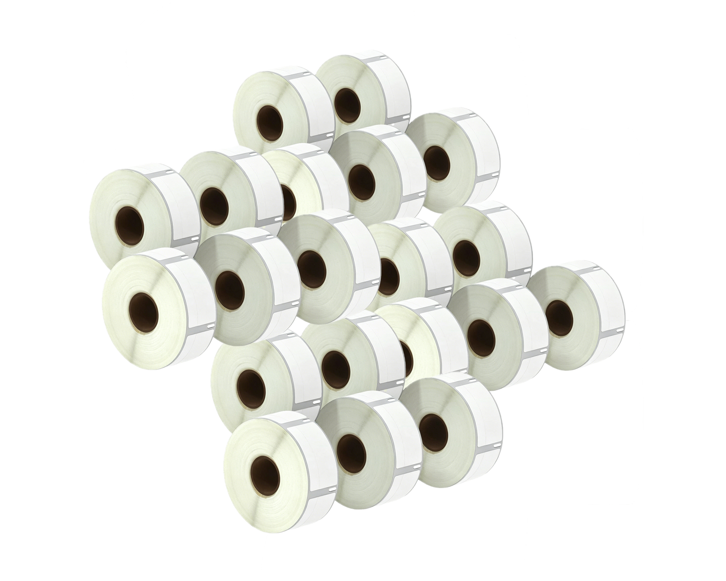 11355 Kompatibles Etiketten Rolle für Dymo S0722550 11355 Weiß 19mmx51mmx500Stk Permanent für Dymo Labelwriter 4XL 310 320 330 400 450