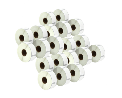 11355 Kompatibles Etiketten Rolle für Dymo S0722550 11355 Weiß 19mmx51mmx500Stk Permanent für Dymo Labelwriter 4XL 310 320 330 400 450