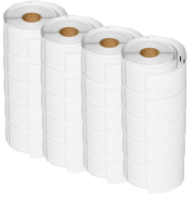 11356 Kompatibles Etiketten Rolle für Dymo S0722560 11356 Weiß 41mmx89mmx300Stk Permanent für Dymo Labelwriter 4XL 310 320 330 400 450