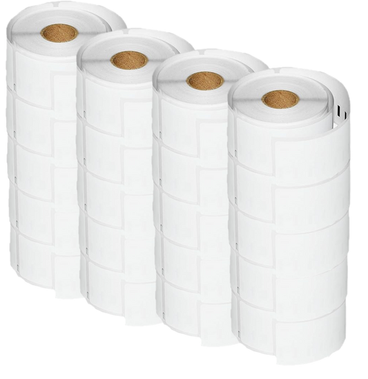 11356 Kompatibles Etiketten Rolle für Dymo S0722560 11356 Weiß 41mmx89mmx300Stk Permanent für Dymo Labelwriter 4XL 310 320 330 400 450