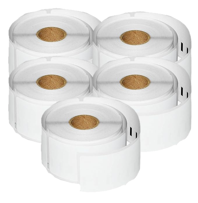 11356 Kompatibles Etiketten Rolle für Dymo S0722560 11356 Weiß 41mmx89mmx300Stk Permanent für Dymo Labelwriter 4XL 310 320 330 400 450
