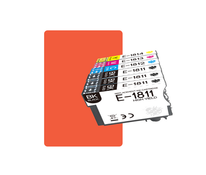 Multipack T18 18XL Kompatibles Tintenpatrone für Epson T1811 T1812 T1813 T1814 18XL Schwarz XP102 XP202 XP205 XP212 XP215 XP225 XP302 XP305 XP315 XP325 XP402 XP405 XP412 XP413 XP415