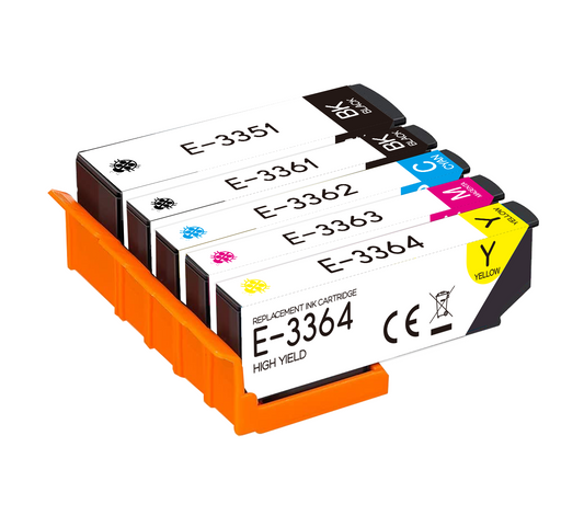 Multipack T33 33XL Kompatibles Tintenpatrone für Epson T3351 T3361 T3362 T3363 T3364Expression Premium XP-530 XP-540 XP-630 XP-635 XP-640 XP-645 XP-830 XP-900