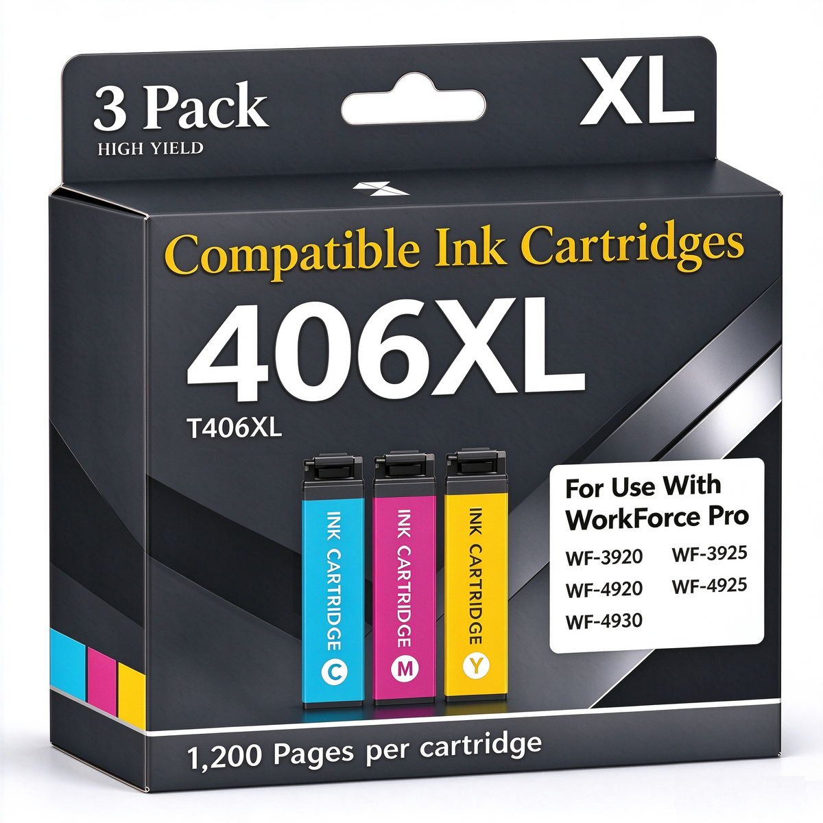 406XL Kompatibles Tintenpatrone für Epson 406 XL Workforce Pro WF3920 WF3925 WF4920 WF4925 WF4930