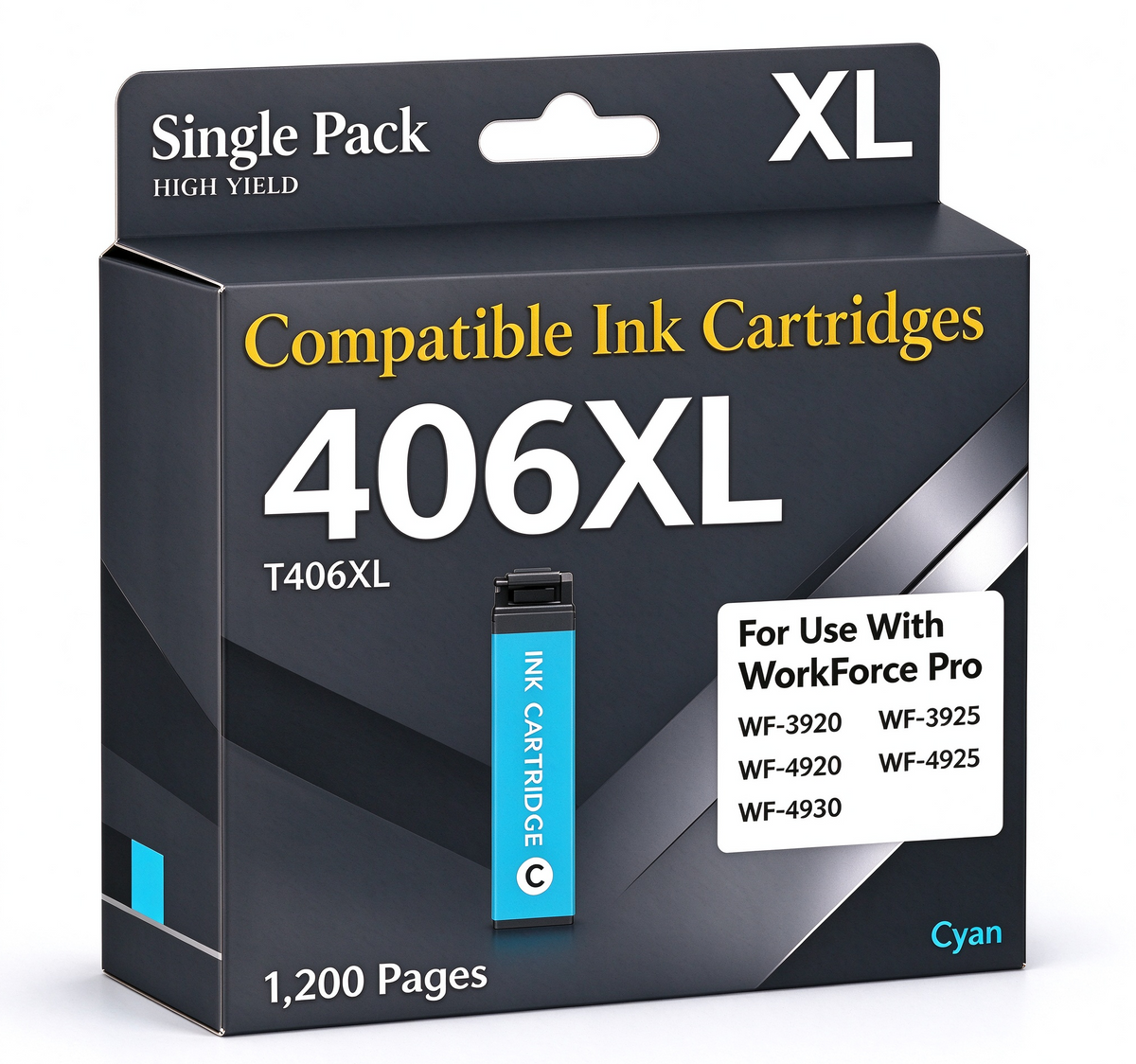 406XL Kompatibles Tintenpatrone für Epson 406 XL Workforce Pro WF3920 WF3925 WF4920 WF4925 WF4930