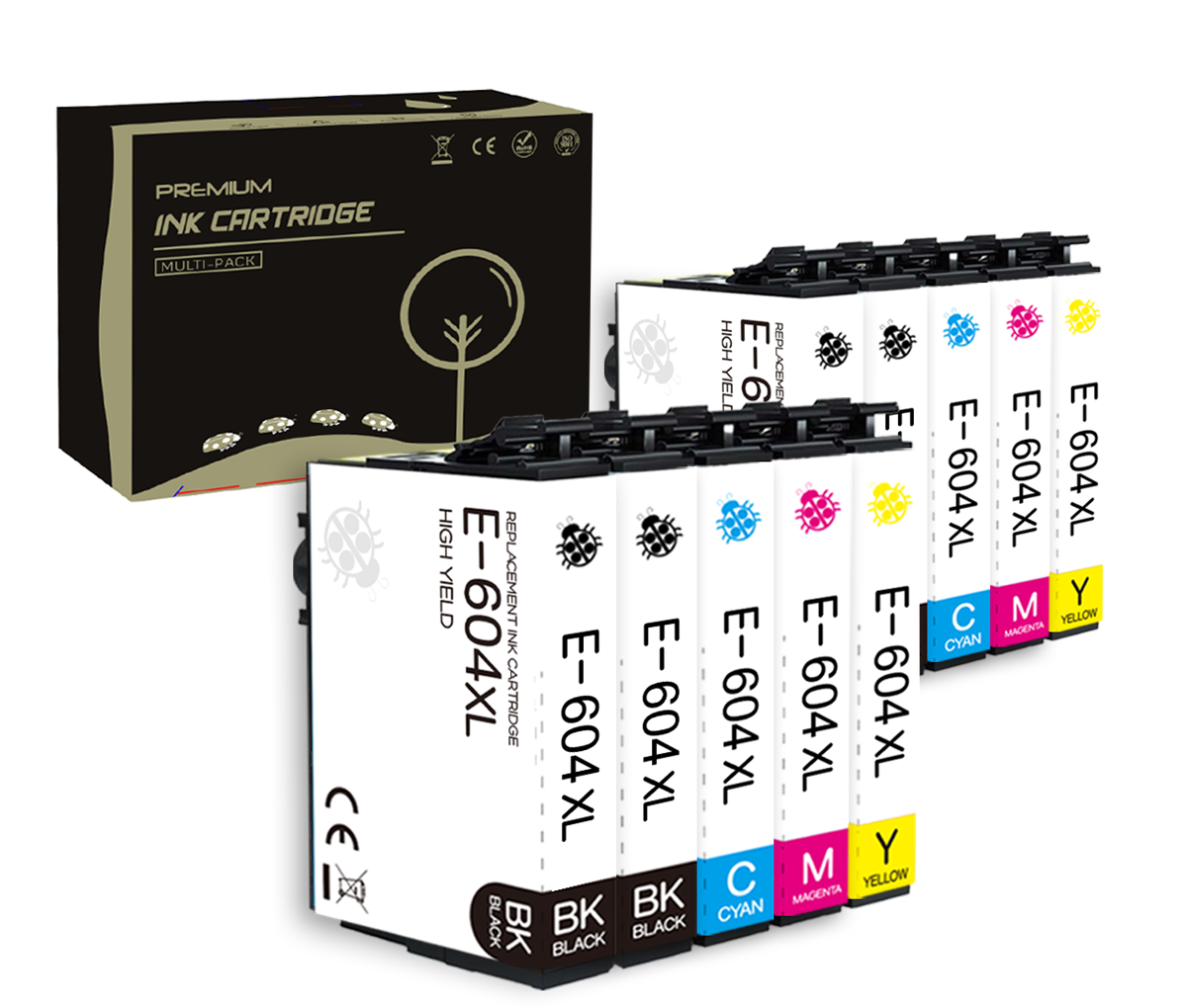 Multipack 604XL Kompatibles Tintenpatrone für Epson T604XL XP2200 XP2205 XP3200 XP3205 XP4200 XP4205 WF2910DWF WF2930DWF WF2935DWF WF2950DWF