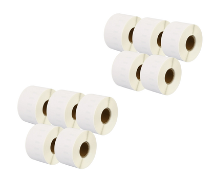 99018 Kompatibles Etiketten Rolle für Dymo S0722470 99018 Weiß 38mmx190mmx110Stk Permanent für Dymo Labelwriter 310 320 330 4XL 400 450