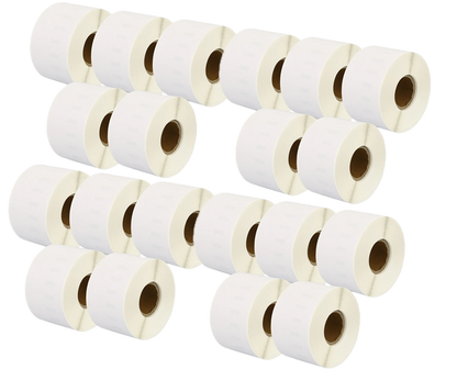99018 Kompatibles Etiketten Rolle für Dymo S0722470 99018 Weiß 38mmx190mmx110Stk Permanent für Dymo Labelwriter 310 320 330 4XL 400 450