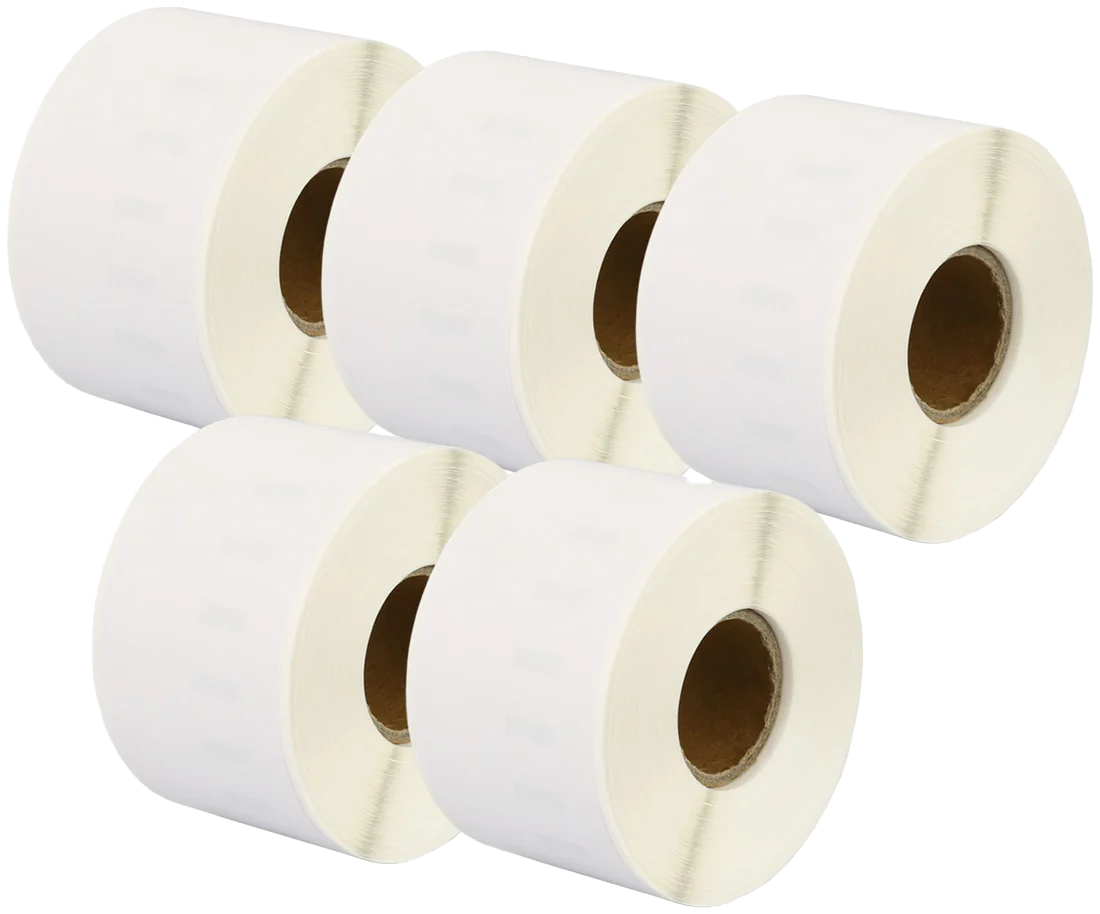 99018 Kompatibles Etiketten Rolle für Dymo S0722470 99018 Weiß 38mmx190mmx110Stk Permanent für Dymo Labelwriter 310 320 330 4XL 400 450