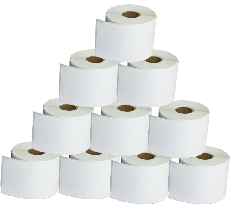 99019 Kompatibles Etiketten Rolle für Dymo S0722480 99019 Weiß 59mmx190mmx110Stk Permanent für Dymo Labelwriter 310 320 330 4XL 400 450 5XL 550 Wireless