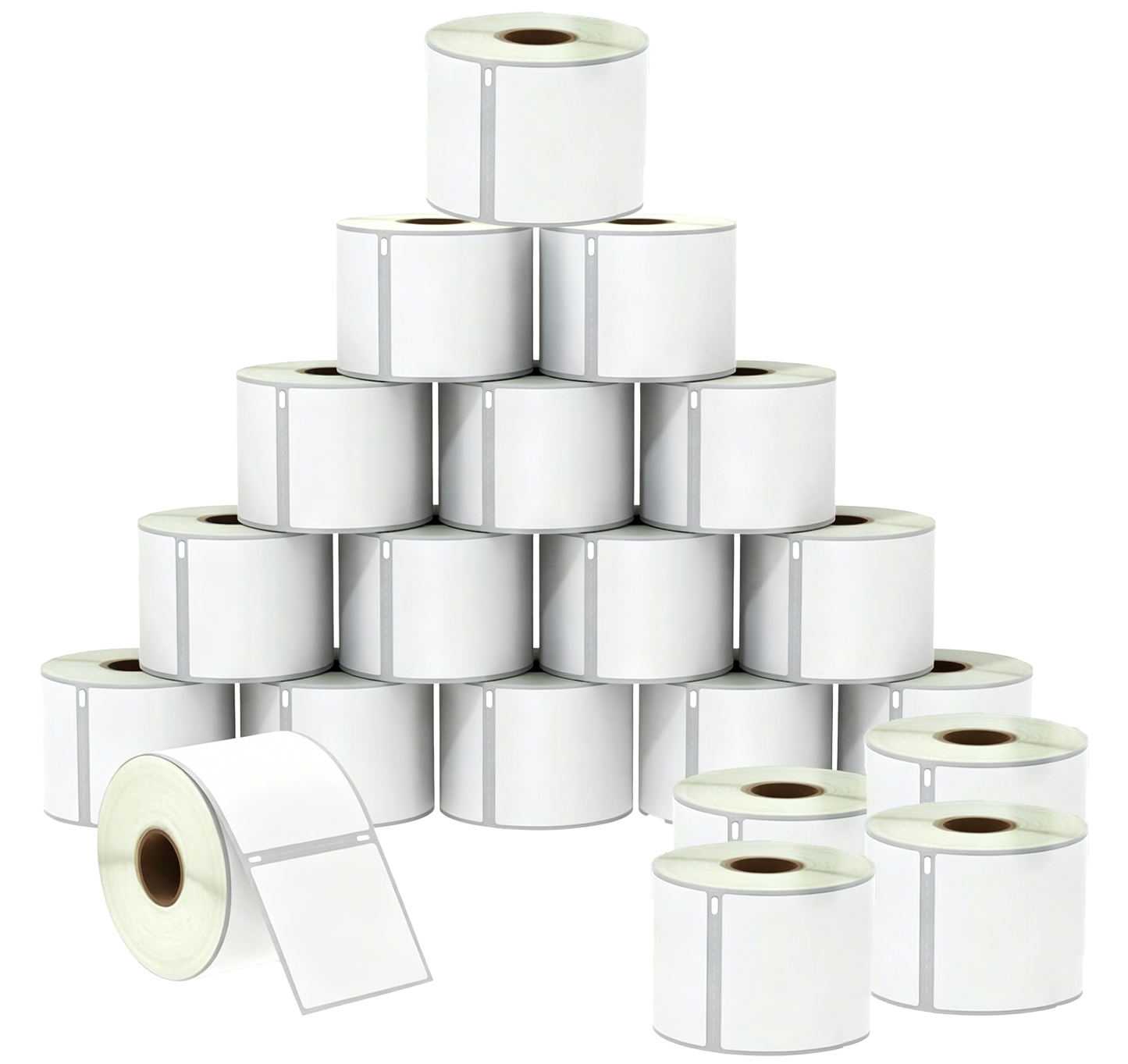 99019 Kompatibles Etiketten Rolle für Dymo S0722480 99019 Weiß 59mmx190mmx110Stk Permanent für Dymo Labelwriter 310 320 330 4XL 400 450 5XL 550 Wireless