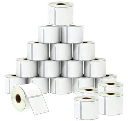 99019 Kompatibles Etiketten Rolle für Dymo S0722480 99019 Weiß 59mmx190mmx110Stk Permanent für Dymo Labelwriter 310 320 330 4XL 400 450 5XL 550 Wireless