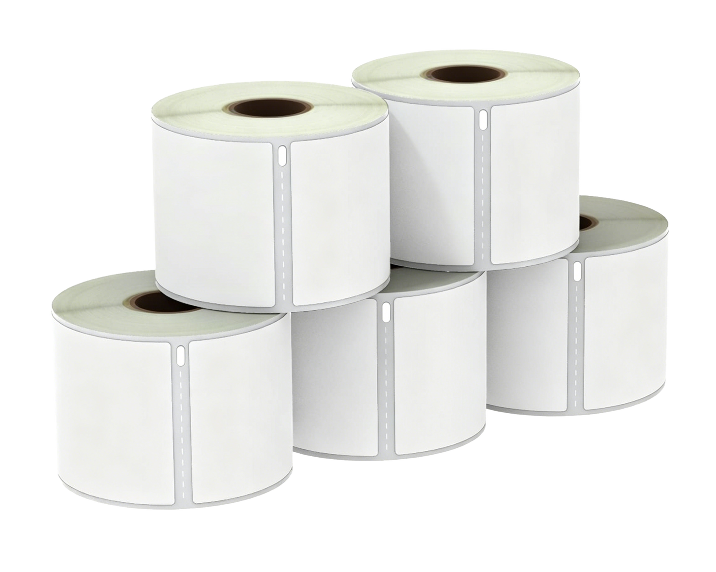 99019 Kompatibles Etiketten Rolle für Dymo S0722480 99019 Weiß 59mmx190mmx110Stk Permanent für Dymo Labelwriter 310 320 330 4XL 400 450 5XL 550 Wireless