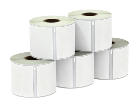 99019 Kompatibles Etiketten Rolle für Dymo S0722480 99019 Weiß 59mmx190mmx110Stk Permanent für Dymo Labelwriter 310 320 330 4XL 400 450 5XL 550 Wireless