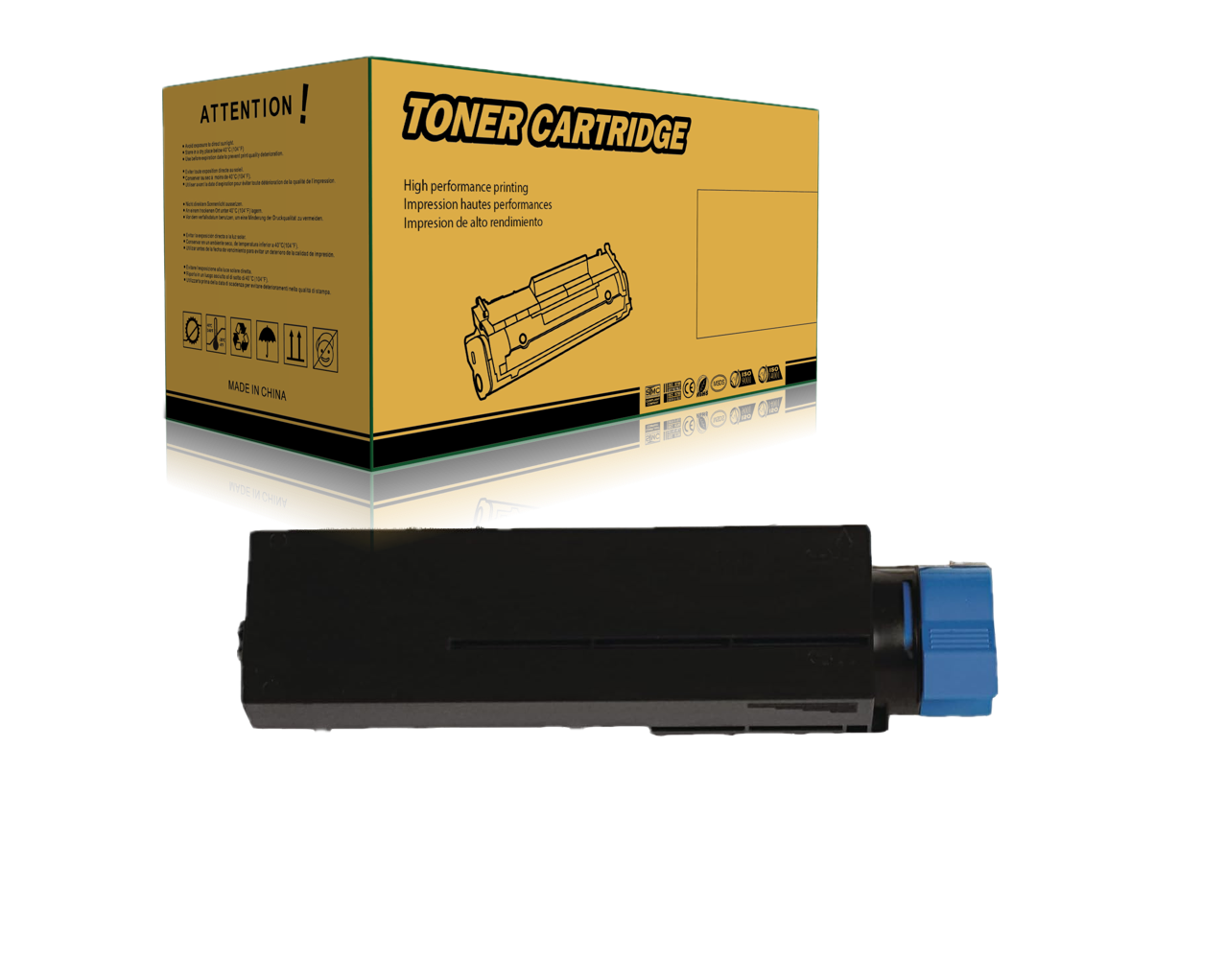 B431 MB491 Kompatibler Toner für Oki 44574902 44971602 für Oki B431 B431D B431DN B431DN plus Oki MB491 MB491 Plus MB491 Plus LP