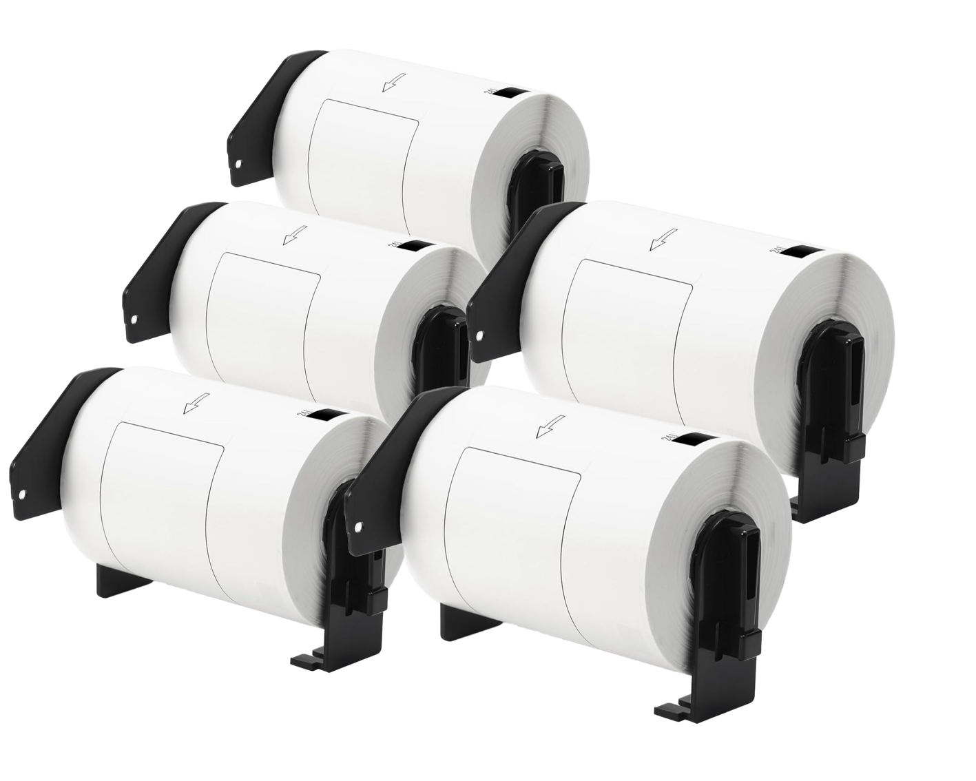 DK-11241 mit Halter Kompatible Etiketten für Brother DK11241 DK-11241 Weiss 152mmx102mmx200Stk etiketten für Ptouch QL-1110-Series QL-1100-Series QL-1060-Series QL-1050-Series