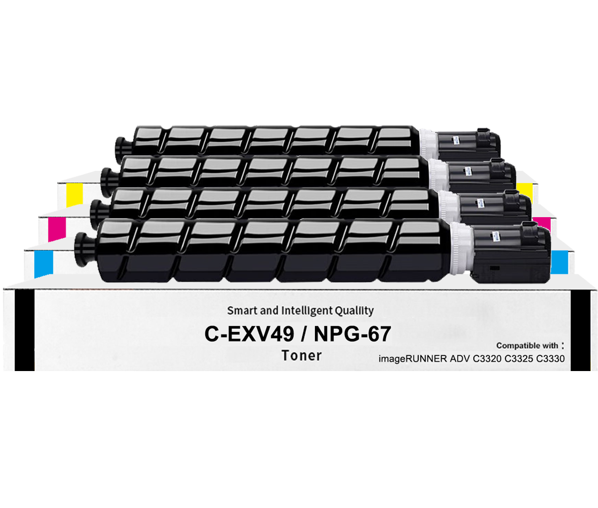EXV49 Kompatibler Toner für Canon C-EXV49 8524B002 8525B002 8526B002 8527B002 Imagerunner Advance C3320 C3320i C3325i C3330i C3520i C3525i C3530i DX C3720i DX C3725i DX C3730i