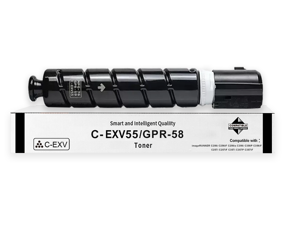 EXV55 Kompatibler Toner für Canon C-EXV55 2182C002 2183C002 2184C002 2185C002 für Canon CEXV55 Imagerunner Advance IR C256i C256iF C256is C356i C356iF C356P