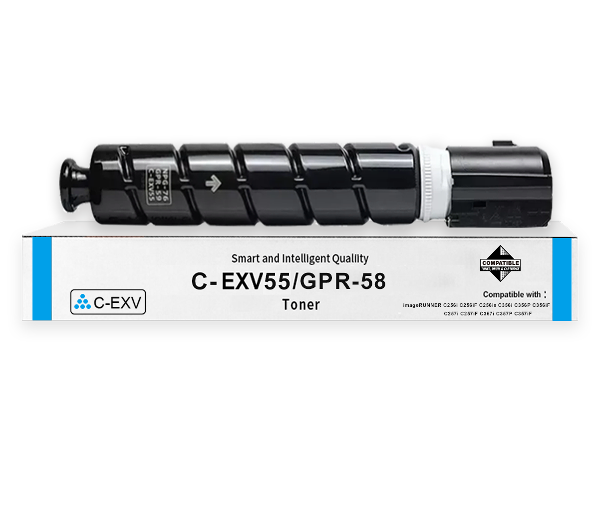 EXV55 Kompatibler Toner für Canon C-EXV55 2182C002 2183C002 2184C002 2185C002 für Canon CEXV55 Imagerunner Advance IR C256i C256iF C256is C356i C356iF C356P