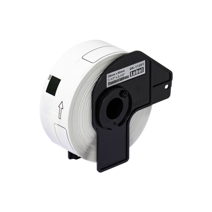 DK-11201 mit Halter Kompatible Etiketten für Brother DK11201 DK-11201 Weiss 29mmx90mmx400Stketiketten P-Touch QL500 QL550 QL560 QL570 QL580N QL650TD QL700 QL710W QL720 QL1050 QL1060