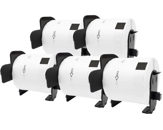 DK-11202 mit Halter Kompatible Etiketten für Brother DK11202 DK-11202 Weiss 62mmx100mmx300Stk etiketten für PTouch QL500 QL550 QL560 QL570 QL580N QL650TD QL700 QL710W QL720 QL1050 QL1060