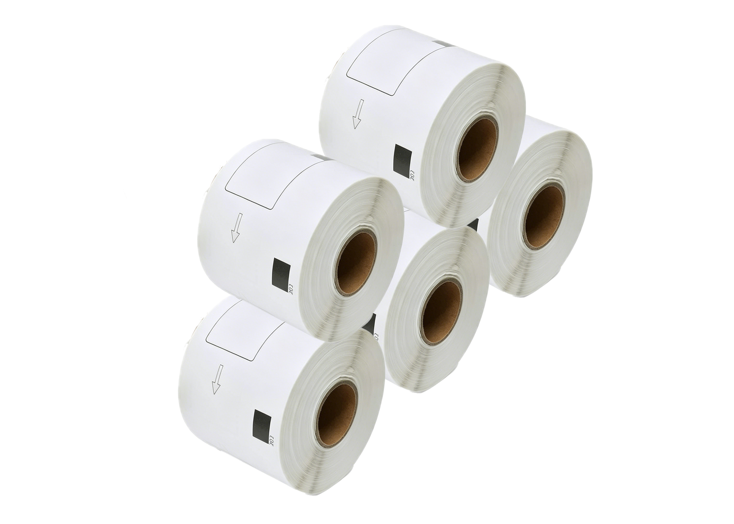 DK-11202 Kompatible Etiketten Rolle für Brother DK11202 DK-11202 Weiss 62mmx100mmx300Stk etiketten für PTouch QL500 QL550 QL560 QL570 QL580N QL650TD QL700 QL710W QL720 QL1050 QL1060