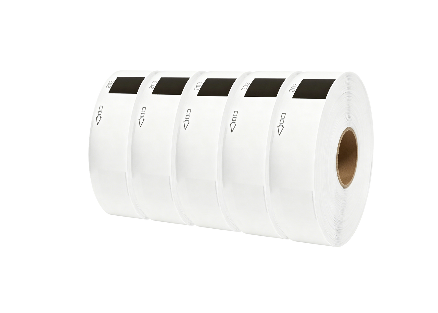 DK-11203 Kompatible Etiketten Rolle für Brother DK11203 DK-11203 Weiss 17mmx87mmx300Stk etiketten für PTouch QL500 QL550 QL560 QL570 QL580N QL650TD QL700 QL710W QL720NW QL800 QL810