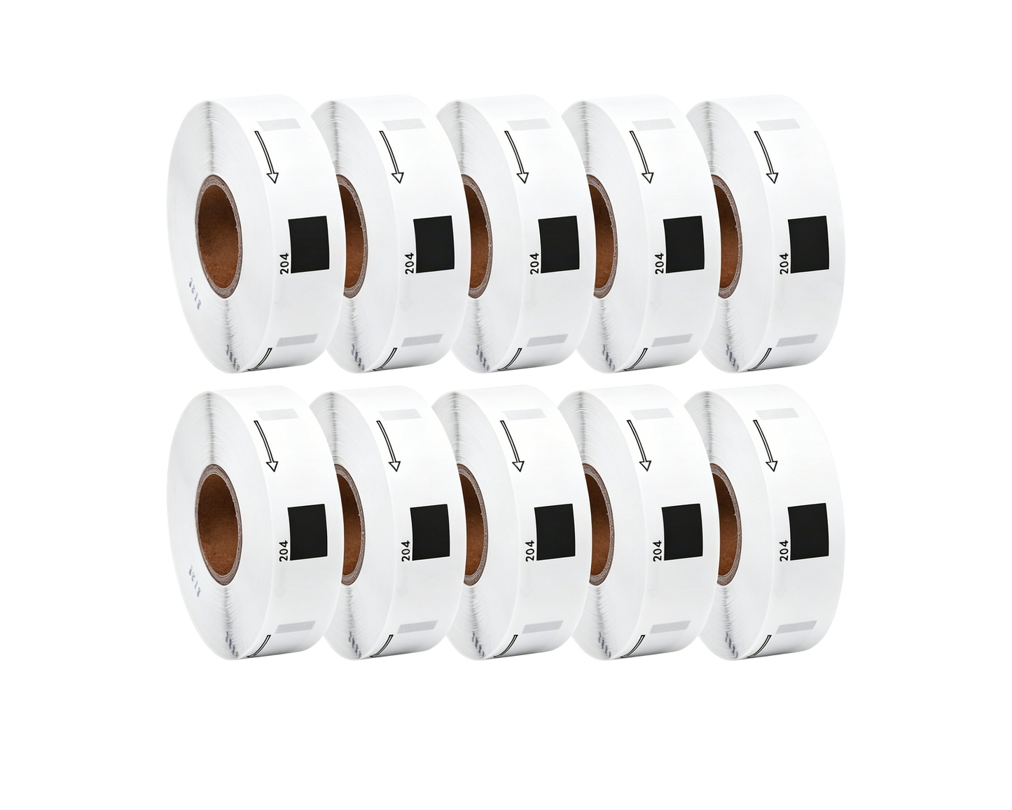 DK-11204 Kompatible Etiketten Rolle für Brother DK11204 DK-11204 Weiss 17mmx54mmx400Stk etiketten für PTouch QL500 QL550 QL560 QL570 QL580N QL650TD QL700 QL710W QL720NW QL800 QL810