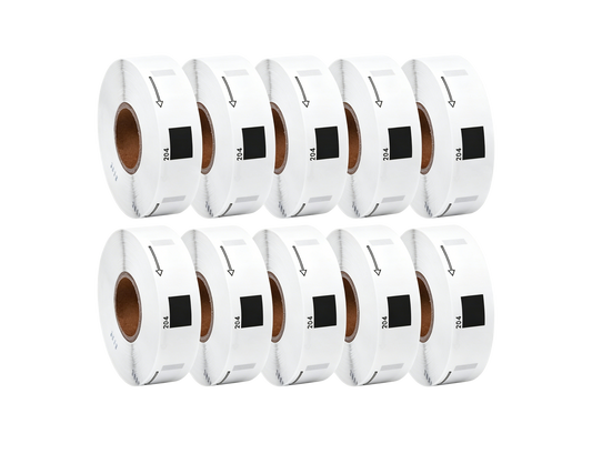 DK-11204 Kompatible Etiketten Rolle für Brother DK11204 DK-11204 Weiss 17mmx54mmx400Stk etiketten für PTouch QL500 QL550 QL560 QL570 QL580N QL650TD QL700 QL710W QL720NW QL800 QL810