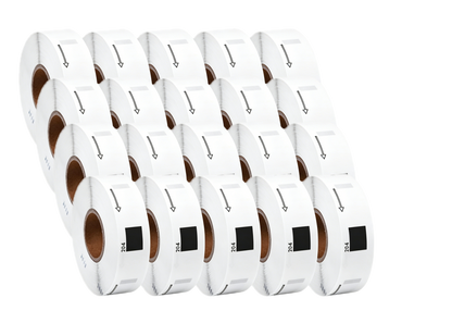 DK-11204 Kompatible Etiketten Rolle für Brother DK11204 DK-11204 Weiss 17mmx54mmx400Stk etiketten für PTouch QL500 QL550 QL560 QL570 QL580N QL650TD QL700 QL710W QL720NW QL800 QL810