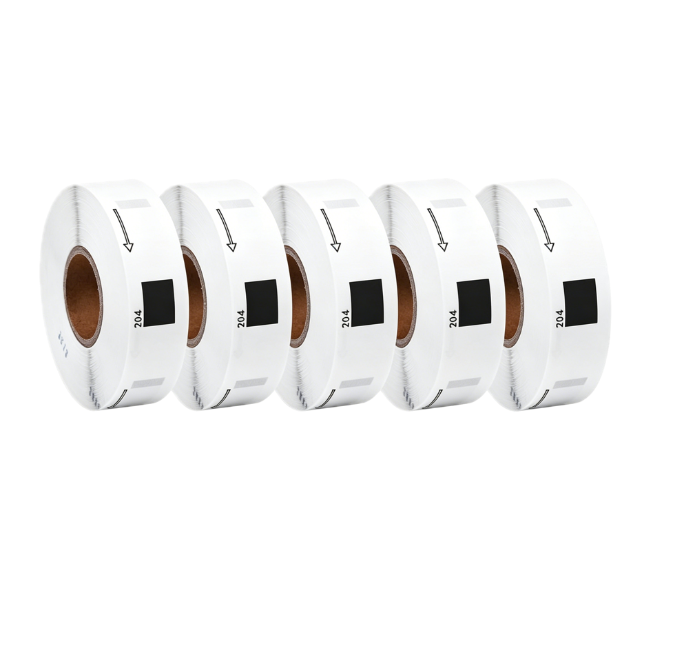 DK-11204 Kompatible Etiketten Rolle für Brother DK11204 DK-11204 Weiss 17mmx54mmx400Stk etiketten für PTouch QL500 QL550 QL560 QL570 QL580N QL650TD QL700 QL710W QL720NW QL800 QL810