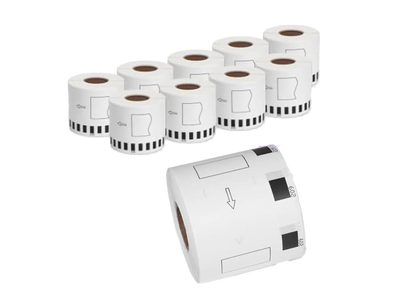 DK-11209 Kompatible Etiketten Rolle für Brother DK11209 DK-11029 Weiss 29mmx62mmx800Stk für PTouch QL500 QL550 QL560 QL570 QL580N QL650TD QL700 QL710W QL720 QL1050 QL1060