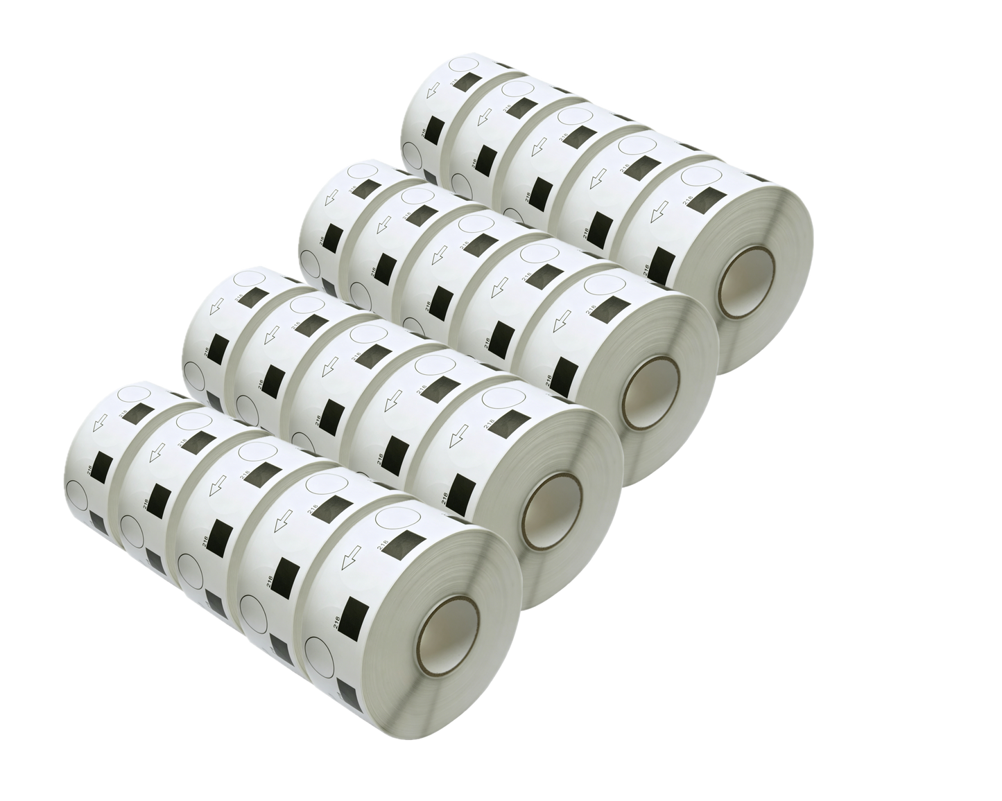 DK-11218 Kompatible Etiketten Rolle für Brother DK11218 DK-11218 Weiss ø24mmx1000Stk etiketten für PTouch QL-500 QL-570 QL-700 QL-720NW QL-800 QL-810W QL-820NWB QL-1050 QL-1100 QL-1110NWB