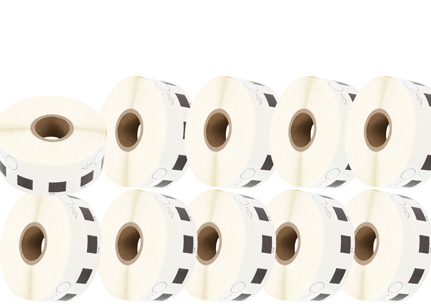 DK-11219 Kompatible Etiketten Rolle für Brother DK11219 DK-11219 Weiss ø12mmx1200Stk etiketten für PTouch QL-500 QL-570 QL-700 QL-720NW QL-800 QL-810W QL-820NWB QL-1050 QL-1100 QL-1110NWB