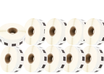DK-11219 Kompatible Etiketten Rolle für Brother DK11219 DK-11219 Weiss ø12mmx1200Stk etiketten für PTouch QL-500 QL-570 QL-700 QL-720NW QL-800 QL-810W QL-820NWB QL-1050 QL-1100 QL-1110NWB
