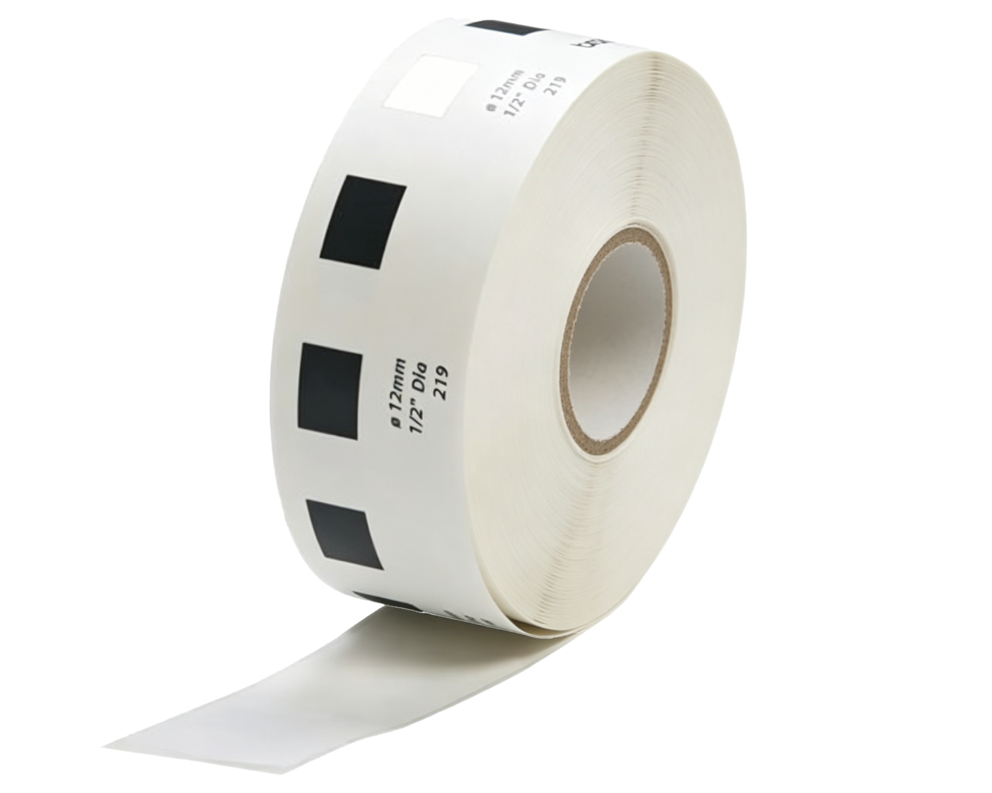 DK-11219 Kompatible Etiketten Rolle für Brother DK11219 DK-11219 Weiss ø12mmx1200Stk etiketten für PTouch QL-500 QL-570 QL-700 QL-720NW QL-800 QL-810W QL-820NWB QL-1050 QL-1100 QL-1110NWB