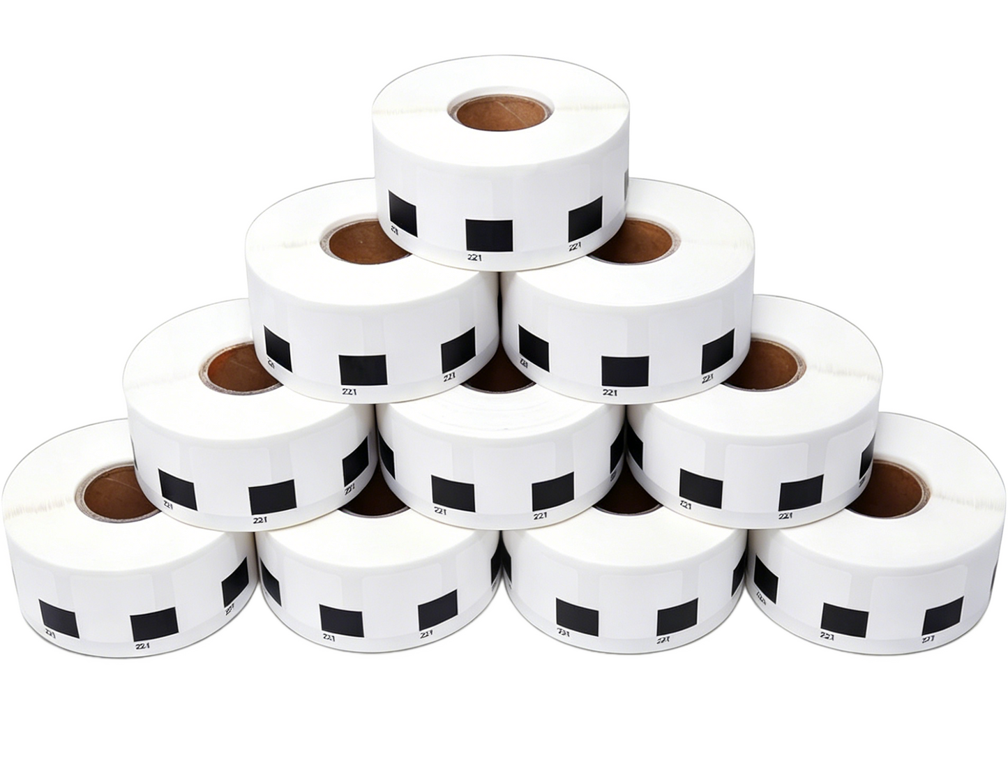 DK-11221 Kompatible Etiketten Rolle für Brother DK11221 DK-11221 Weiss 23mmx23mmx1000Stk etiketten PTouch QL500 QL550 QL560 QL570 QL580N QL650TD QL700 QL710W QL720 QL1050 QL1060